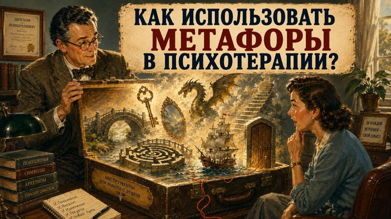 Прямой эфир «Как использовать МЕТАФОРЫ в психотерапии?»