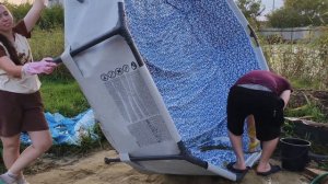 04-08-2026.Убираем бассейн.Отопление почти готово.