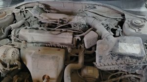 Где находится код краски Toyota Caldina