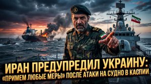 ⚡Иран предупредил Украину: «примем любые меры» после атаки на судно в Каспии
