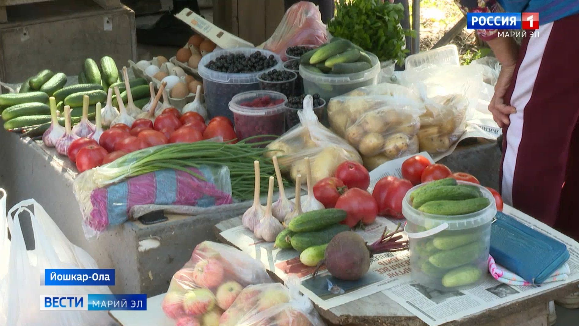Сезонными продуктами начали пополняться мини-рынки Йошкар-Олы