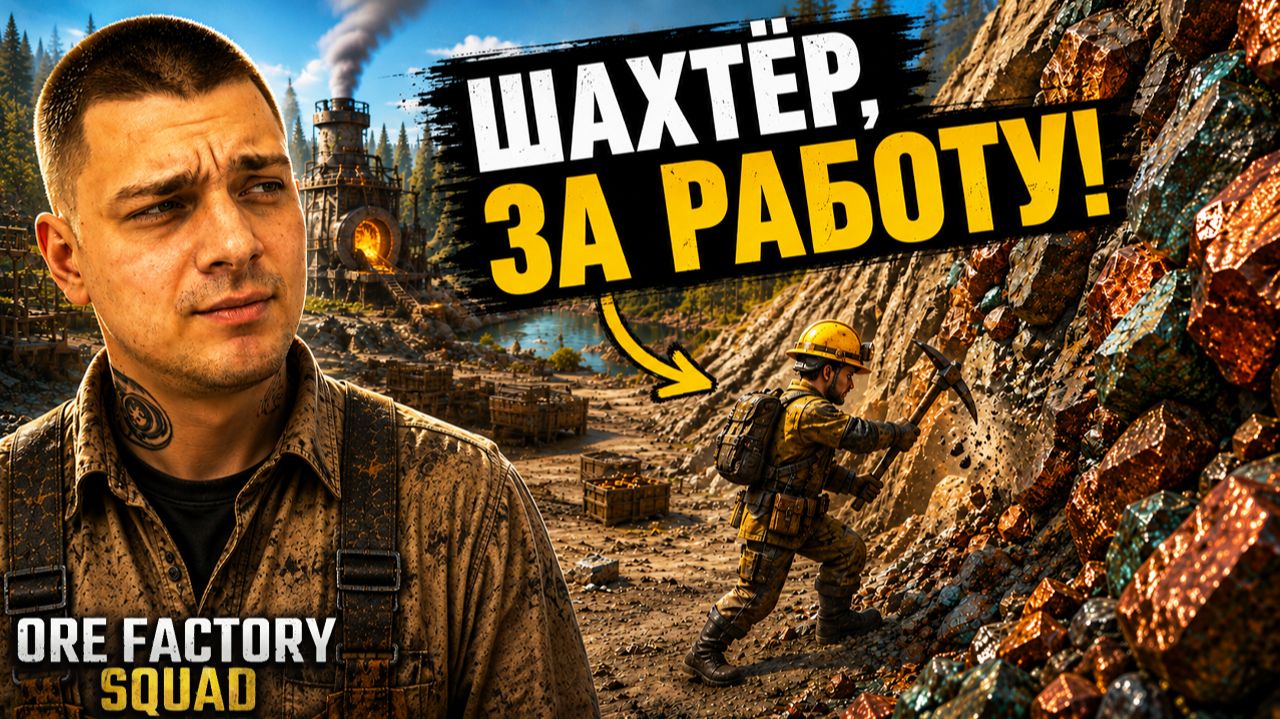 Нанял ПЕРВОГО ШАХТЁРА! (Ore Factory Squad #7)