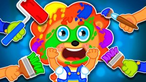 Маша и Леопольд. Покраска комнаты - Мультик для детей - Lion Family на русском