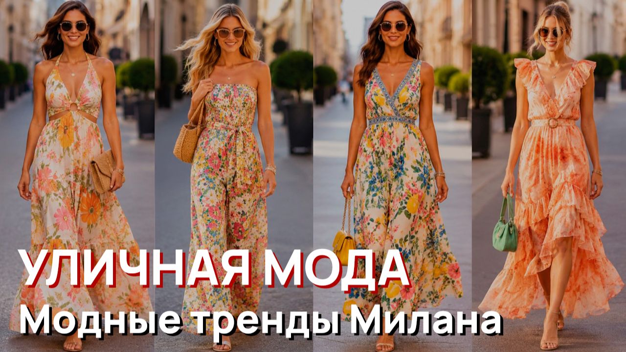 Уличная мода - Модные тренды Милана 2026. Коллекция элегантного уличного стиля