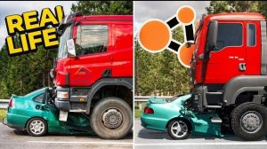 Аварии на реальных событиях в BeamNG.Drive #70