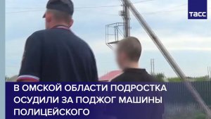 В Омской области подростка осудили за поджог машины полицейского
