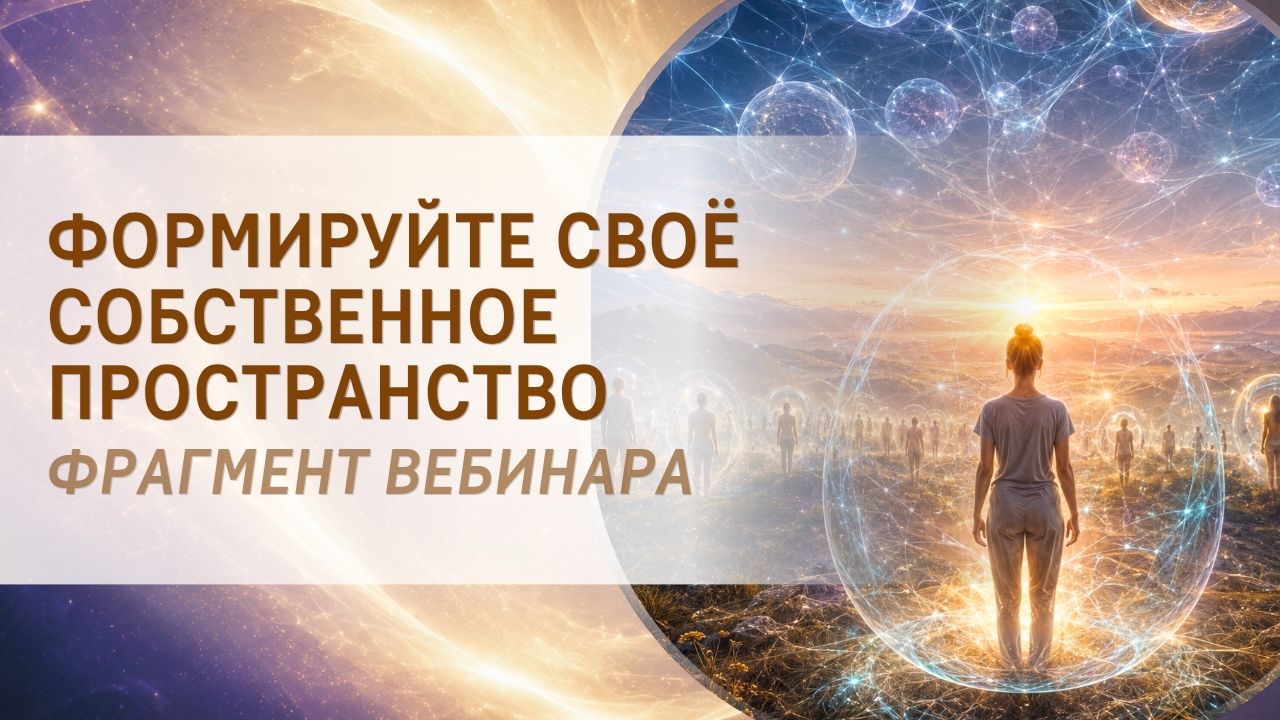 Формируйте своё собственное пространство. Фрагмент бесплатного вебинара