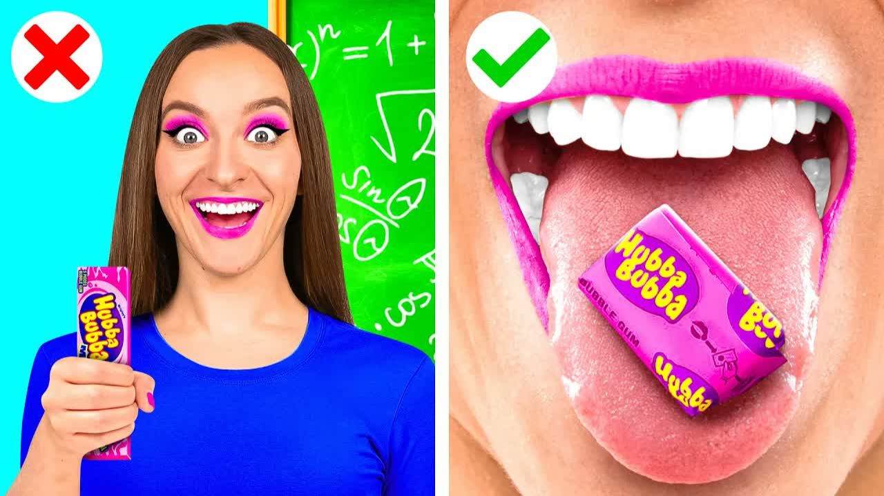Как Пронести Сладости в Класс | Смешные Моменты от GoFun Challenge