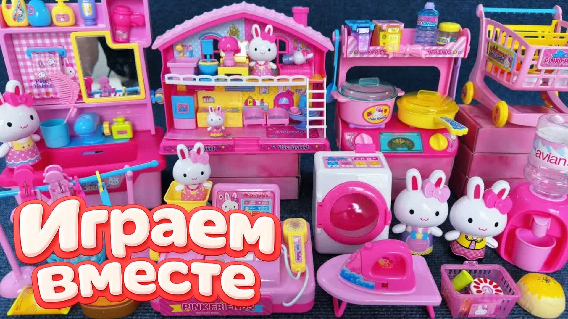 Игрушки хелло китти, Hello Kitty, игрушки для детей ИГРАЕМ ВМЕСТЕ развивашки КУХНЯ детям №5