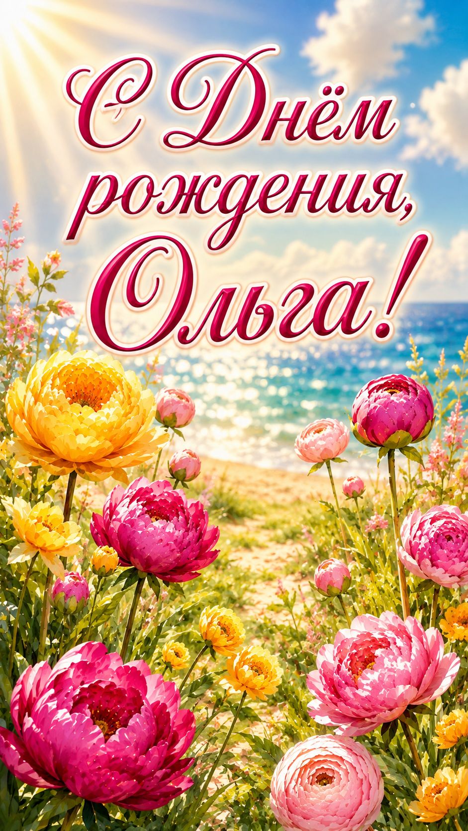 С Днём рождения Ольга!(Лето).