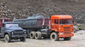 RC машинки 😱 Смогут ли ЗИЛ и Scania пройти экстремальное бездорожье!