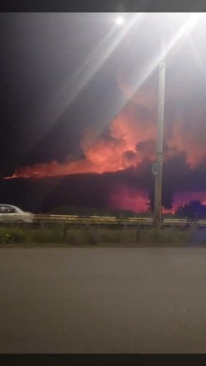 Крупный склад в пригороде Днепропетровска.