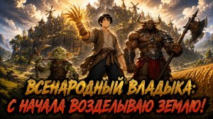 Всенародный владыка с начала возделываю землю !!!