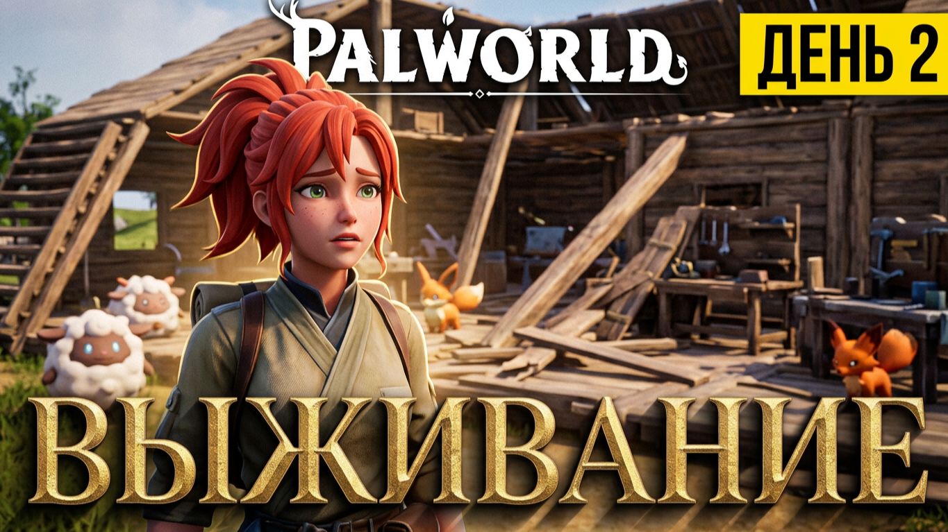 «База в Palworld: от “тут будет красиво” до “главное, чтобы не развалилось”». День 2.