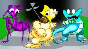 РАДУЖНЫЕ ДРУЗЬЯ Становятся МУТАНТАМИ?! (анимационный мультфильм)