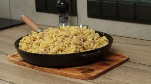 Вкусные макароны с мясным фаршем и карамельным луком по-флотски простой пошаговый рецепт