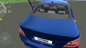 Обзор на BMW M5 E60 2005 года в игре симулятор автомобиля 2