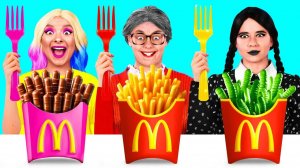 Кулинарный Челлендж: Я против Бабушки | Потрясающие Кухонные Лайфхаки от GoFun Challenge