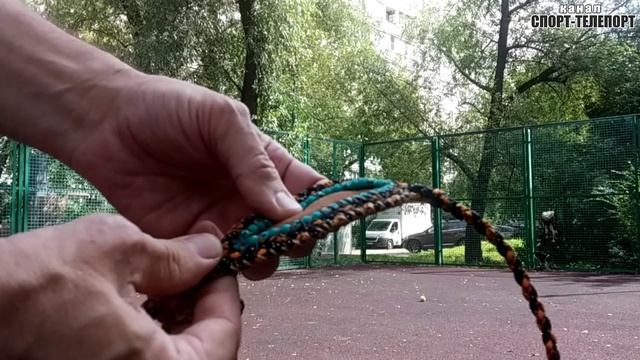 Спортивная праща которой удобно метать только мячики, а не камни. Зачем утяжелять пращу?