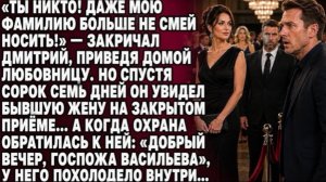 ТЫ НИКТО!» — КРИКНУЛ МУЖ… НО ЧЕРЕЗ 47 ДНЕЙ, УСЛЫШАВ ЕЁ НОВУЮ ФАМИЛИЮ, ПОБЛЕДНЕЛ НА ГЛАЗАХ!