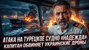 🚢Новая атака в Чёрном море: турецкое судно повреждено у Новороссийска