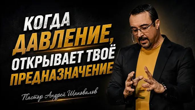 «Когда давление открывает твоё предназначение» (Пер. с англ.) Пастор Андрей Шаповалов