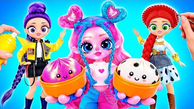 Лали делает поделки для Руми и Джесси! Поделки для кукол