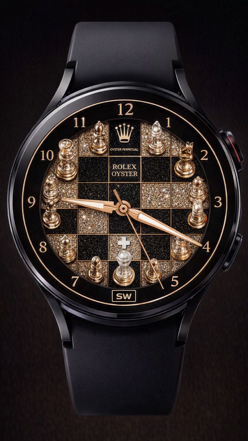 Concept Rolex Chess для Galaxy Watch Ultra 2, Galaxy Watch 9 и других на Wear OS