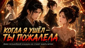 Когда я ушел- ты пожалела. Даже сильнейший владыка  не станет ждать вечно