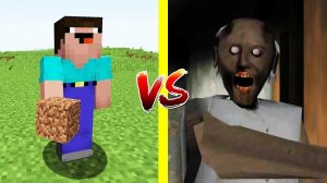 НУБ ПРОТИВ Бабушка Гренни в Майнкрафт Нубик играет minecraft троллинг нуба Мультик для детей