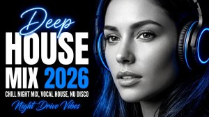 Deep House Mix 2026 Night Drive Vibes Vocal House Nu Disco & Late Night Deep House
