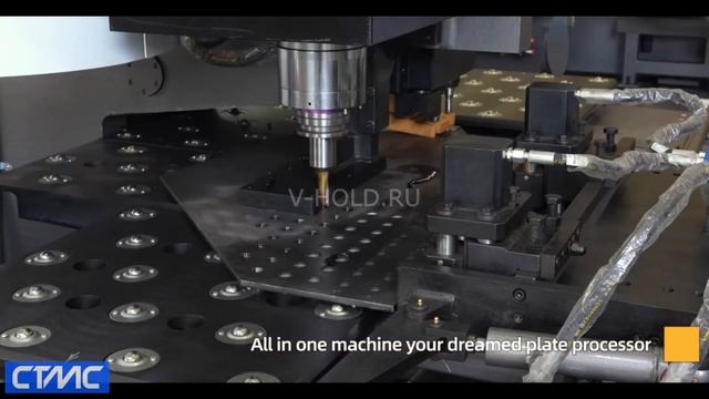Гидравлический станок с ЧПУ для пробивки и маркировки пластин STP-103