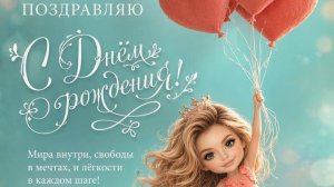 Самое красивое поздравление от бабушки и дедушки внучке в день рождения 💖