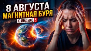 Магнитная буря 8 августа: почему раскалывается голова и пропадает сон (К-индекс 5)