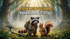 🦝🐿️ Знакомьтесь — Рикки и Белла! Первое большое приключение начинается! 🌲✨