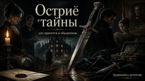 Каждый взгляд — подозрение, каждый жест — улика в детективной аудиокниге «Остриё тайны»