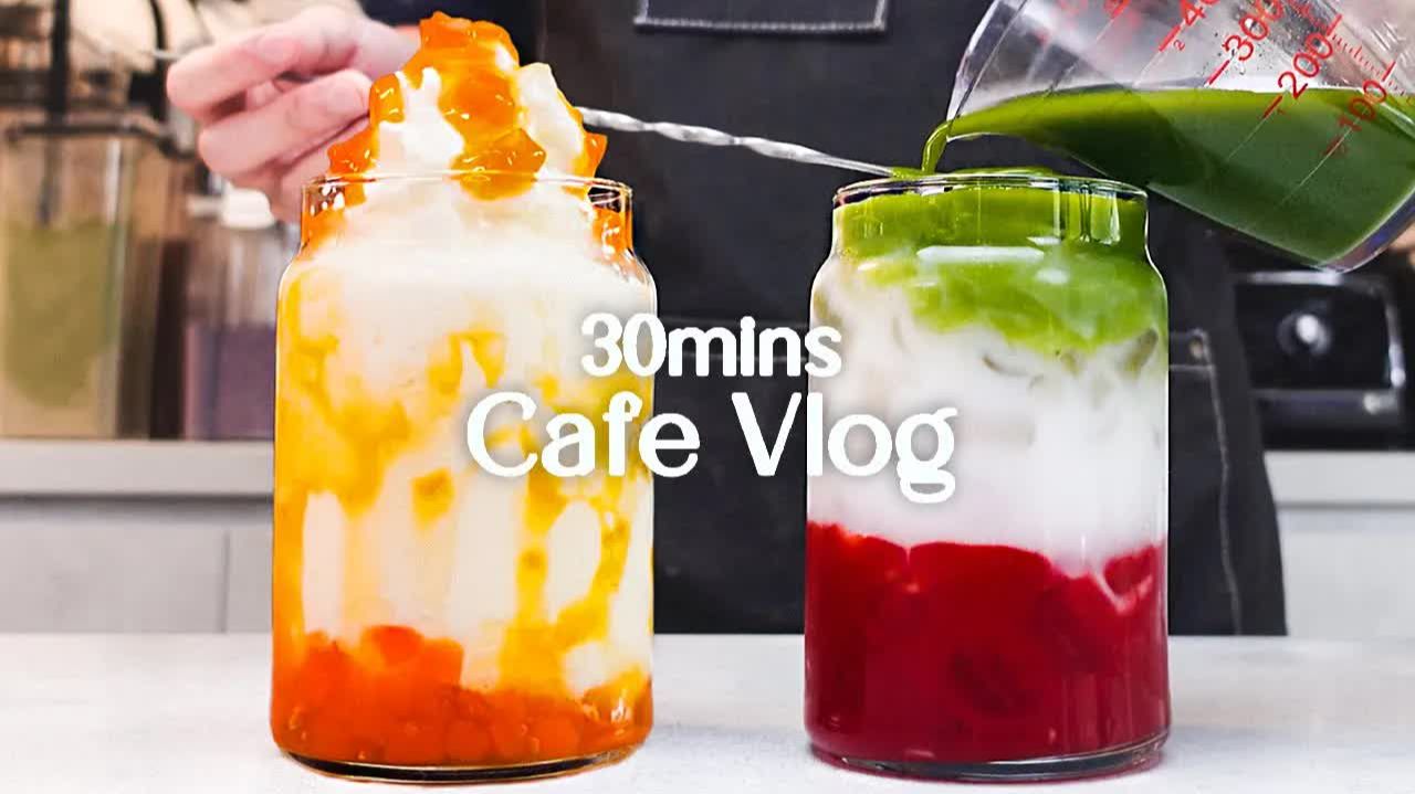 👏🏻🙆🏻30-минутная подборка Cafe Vlog🙆🏻👏🏻30 Mins Cafe Vlog/Cafe Влог/ASMR/Вкусный кофе #64