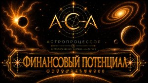 Финансовый потенциал Астрологический анализ богатства, капитала, бизнеса и денежного потенциала