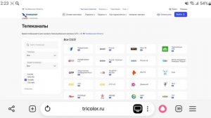 Кинопоиск и Триколор/Телеканалы