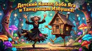👵🏠💃 Баба Яга и танцующая избушка — добрая аудиосказка для малышей о дружбе и веселье ✨🐾