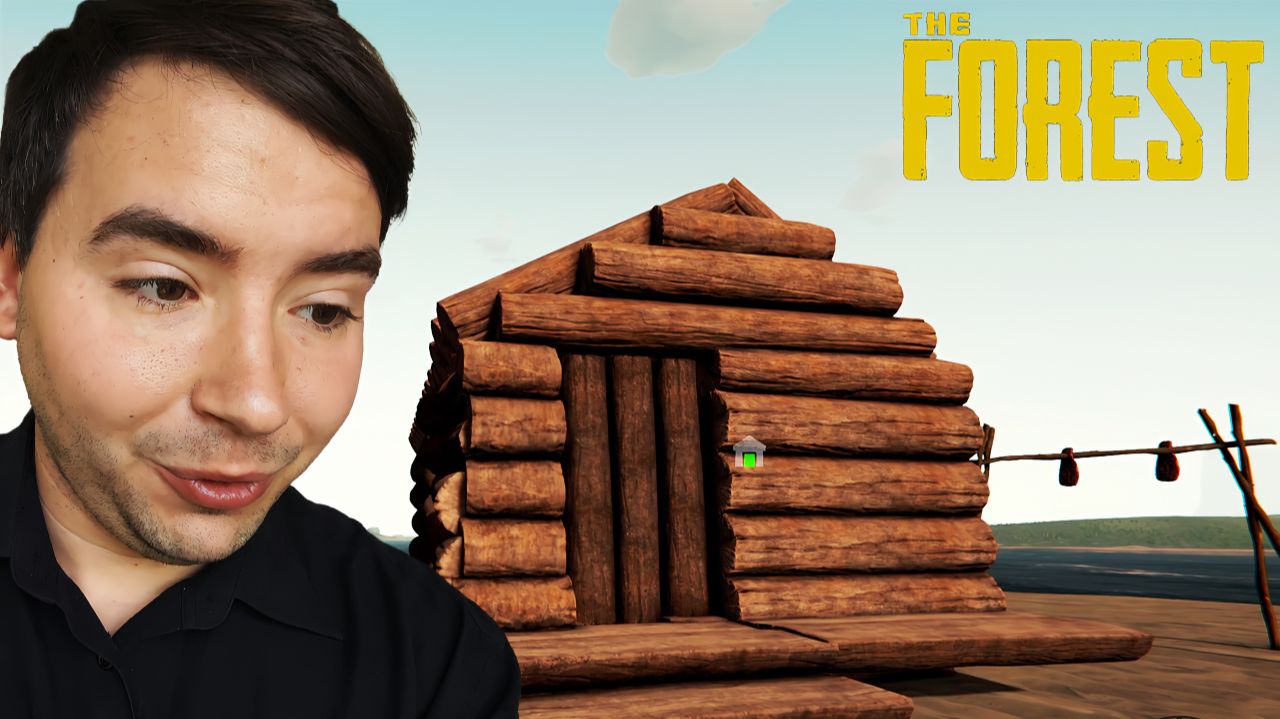 Возвели собственную халупу  The Forest 2