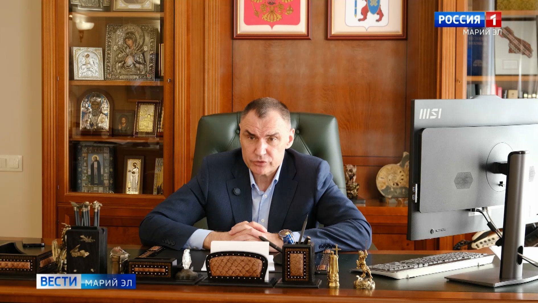 Систему дистанционного электронного голосования оценил Глава Марий Эл Юрий Зайцев