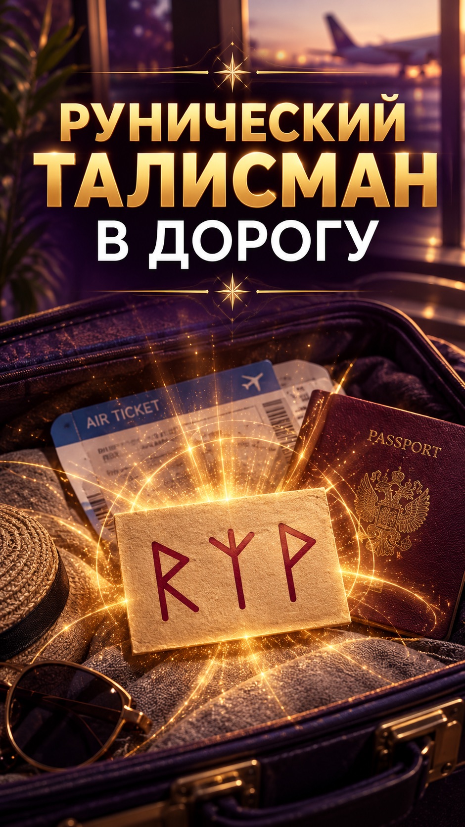 Рунический талисман в дорогу, который помещается в карман