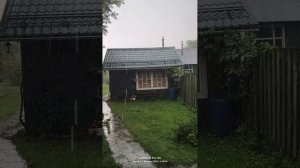 Сильный ливень с грозой и шквалистым ветром в Подмосковье ⛈️ 28.07.2026