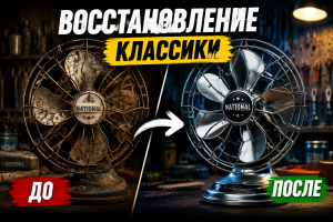 Реставрация классического вентилятора NATIONAL