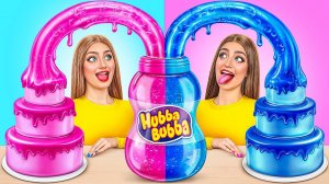 Розовое vs Синее Украшение Торта Челлендж # Съедобная Битва с Multi DO Challenge