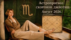 СКОРПИОН, астропрогноз на август 2026 г.