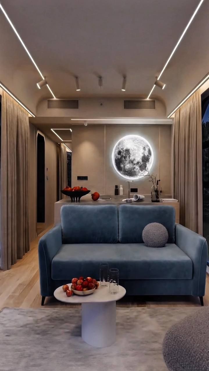 Зайдите внутрь ULYSSE. Обратно уже не захочется #интерьер #уют #капсульныйдом