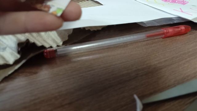 распаковка бумажного котика