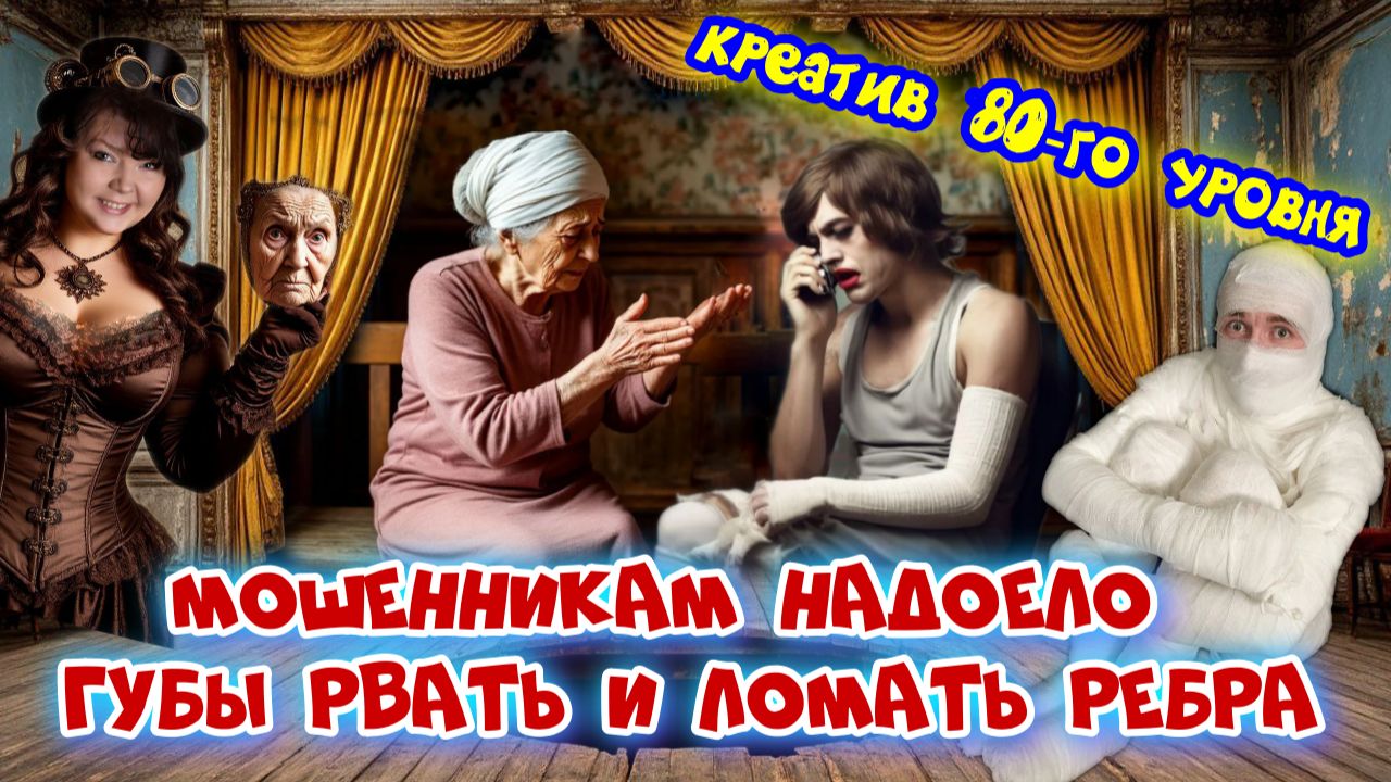 ♨️🤡 КРЕАТИВ ОТ МОШЕННИКОВ С РВАНОЙ ГУБОЙ